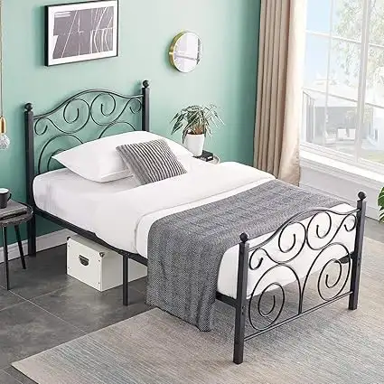 سرير مودرن مصنوع من حديد دهان الكتروستاتيك MS-13147