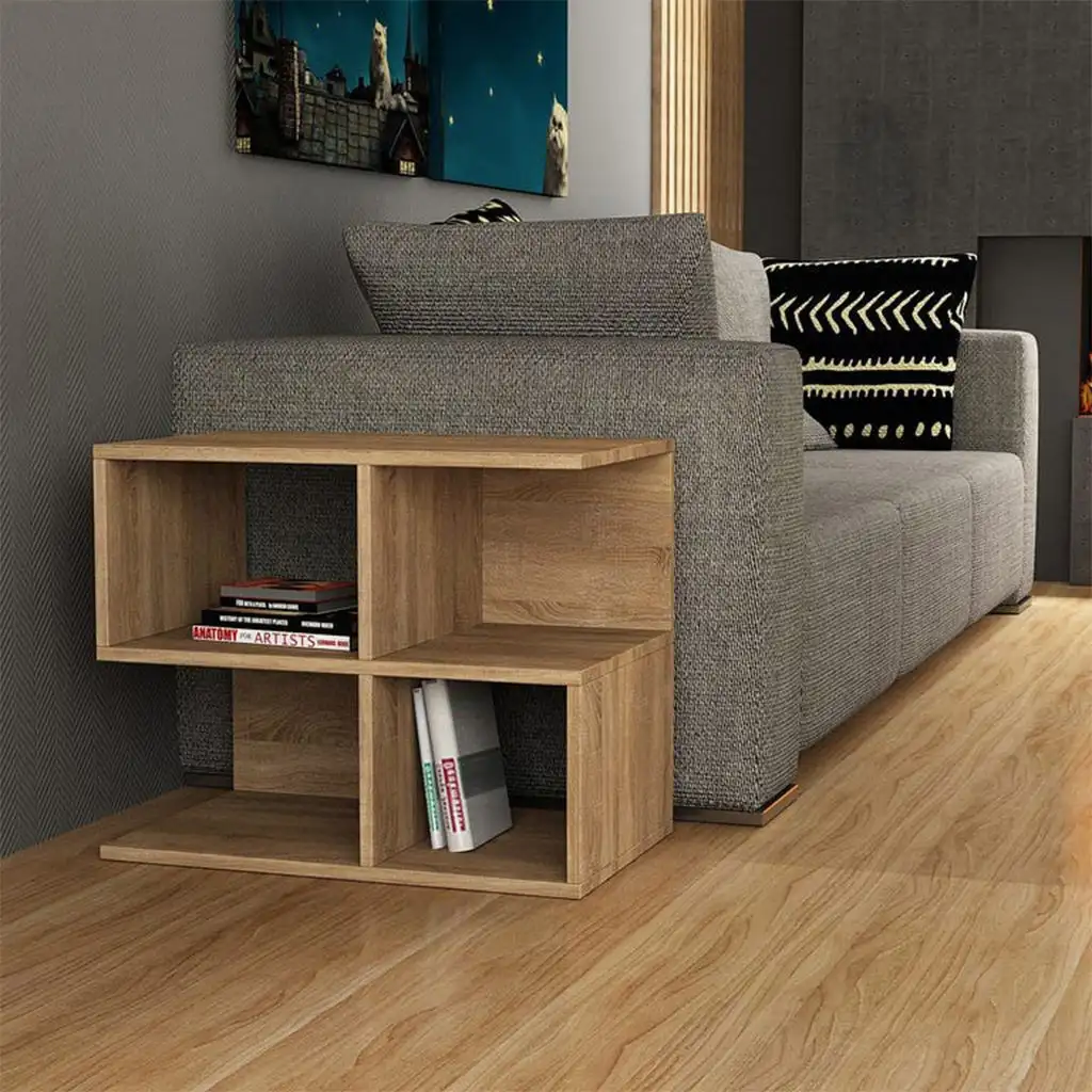 Modern side hospitality table MDF wood with water-resistant melamine layer MS-11505