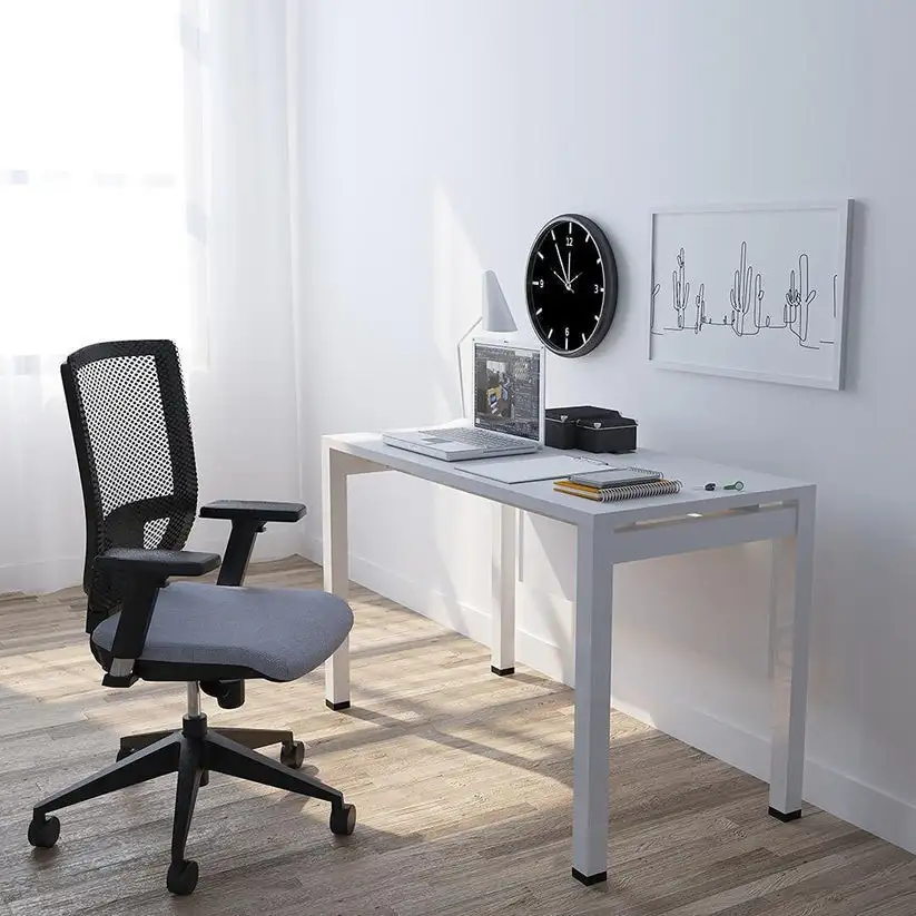 مكتب مذاكرة من خشب MDF وحديد دهان الكتروستاتيك MS-12279