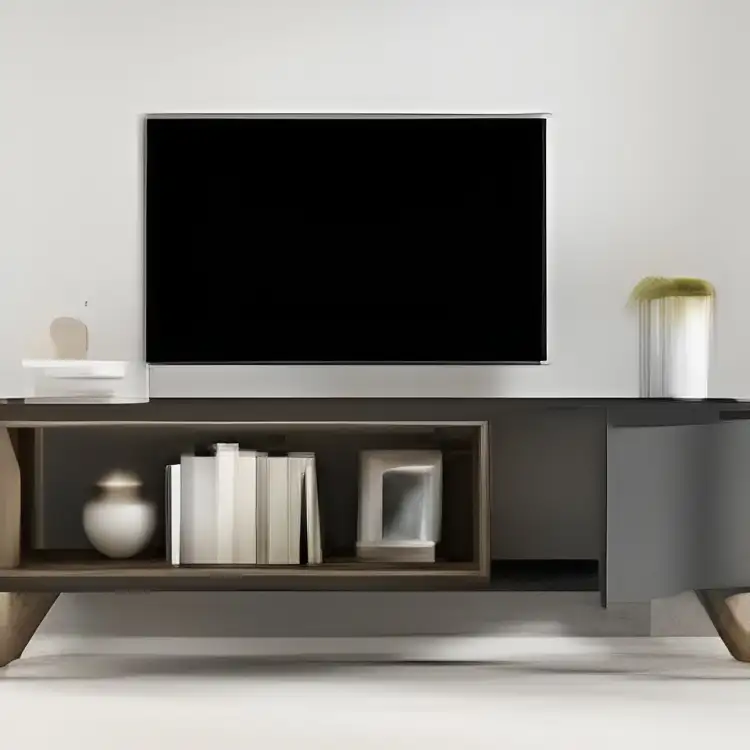 Modern TV unit MDF wood MS-10838