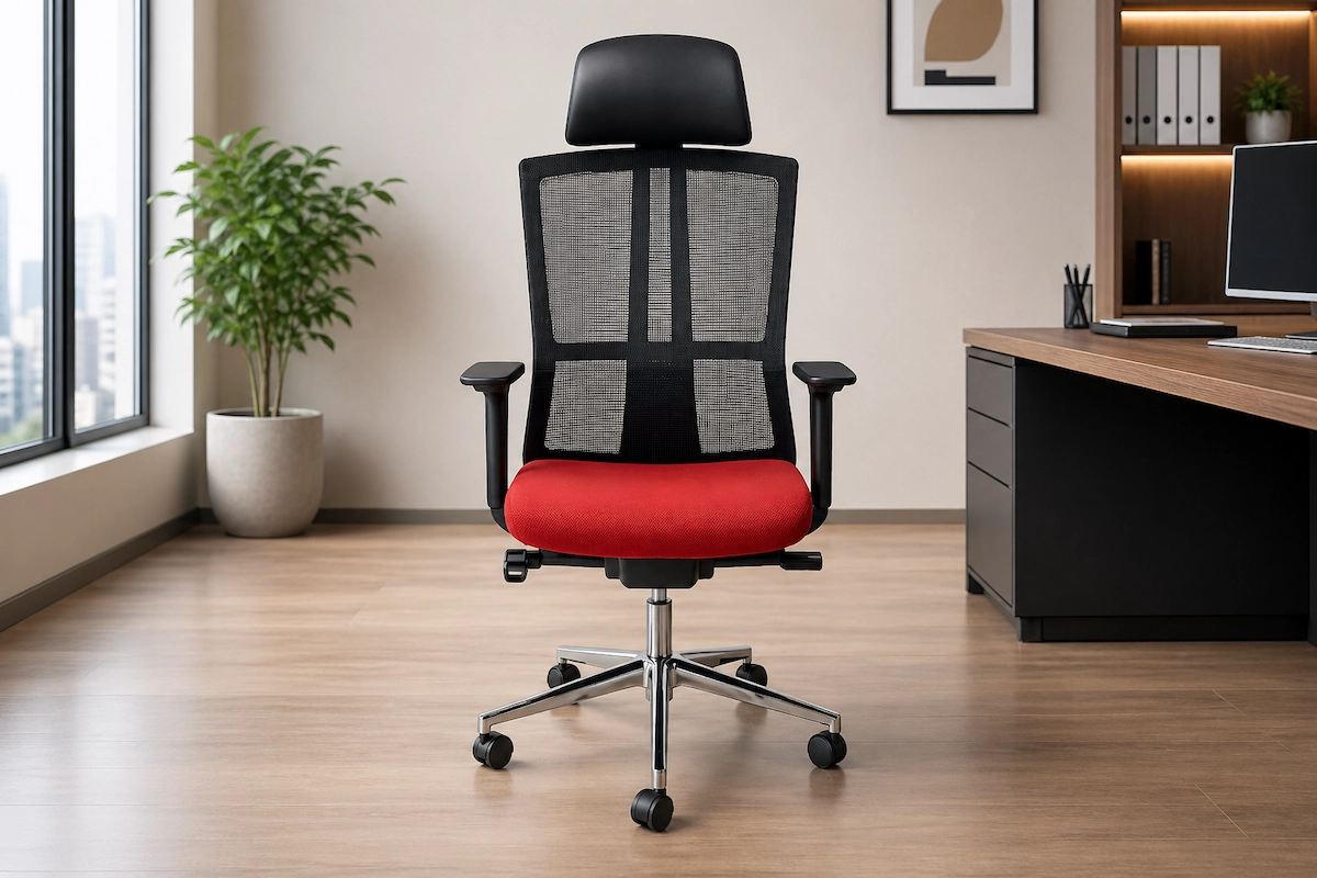 كرسي مكتب مدير شبك طبي ظهر عالي MS-13573