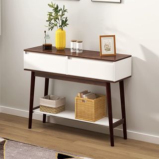 Modern console imported MDF wood with water-resistant melamine layer MS-11419