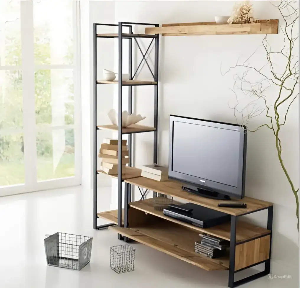Modern TV unit steel & MDF MS-11826