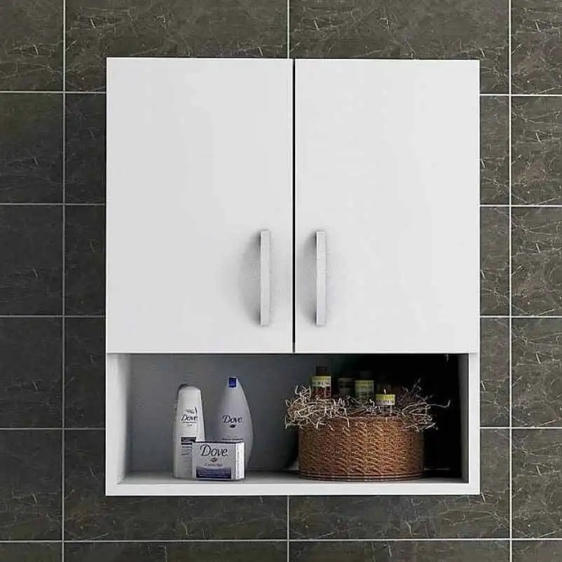 وحدة تخزين حمام خشب MDF عالي الجودة MS-12692