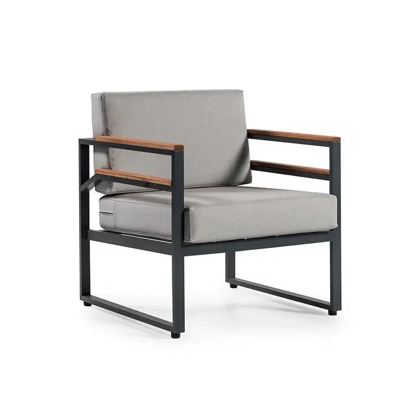 كرسي فوتيه خارجي من استيل دهان الكتروستيك MS-10476