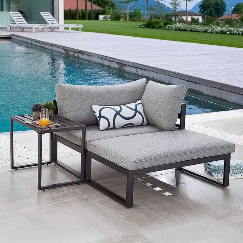 ركنه خارجي مع ترابيزة مصنوعة من حديد دهان الكتروستيك MS-10473