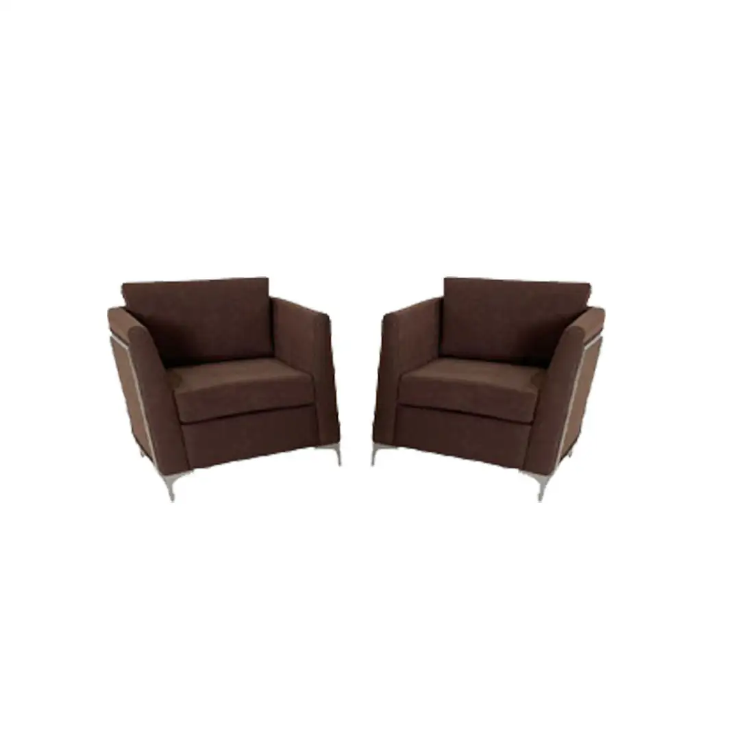 Office Reception Armchair Red Beech Wood MS-9772