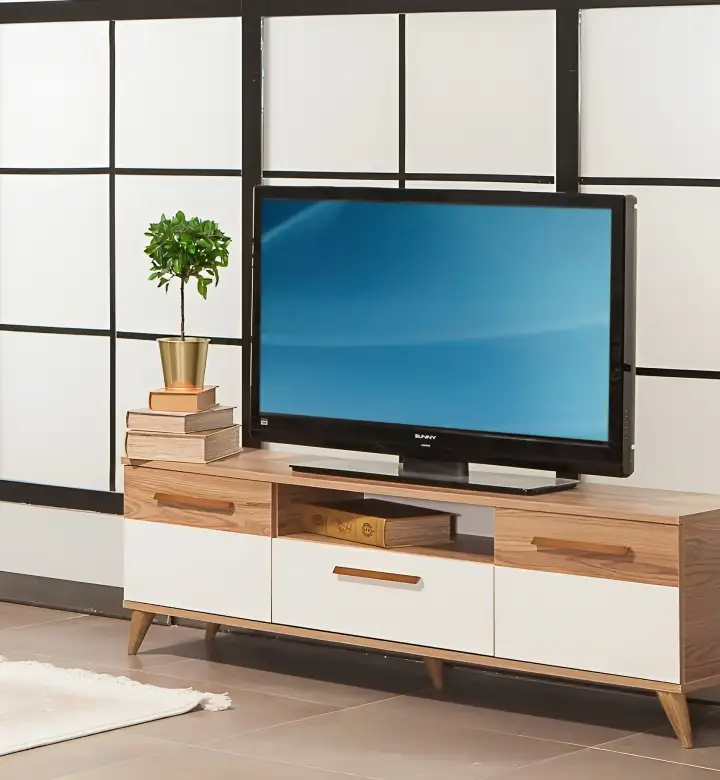 Modern TV unit MDF wood MS-10823