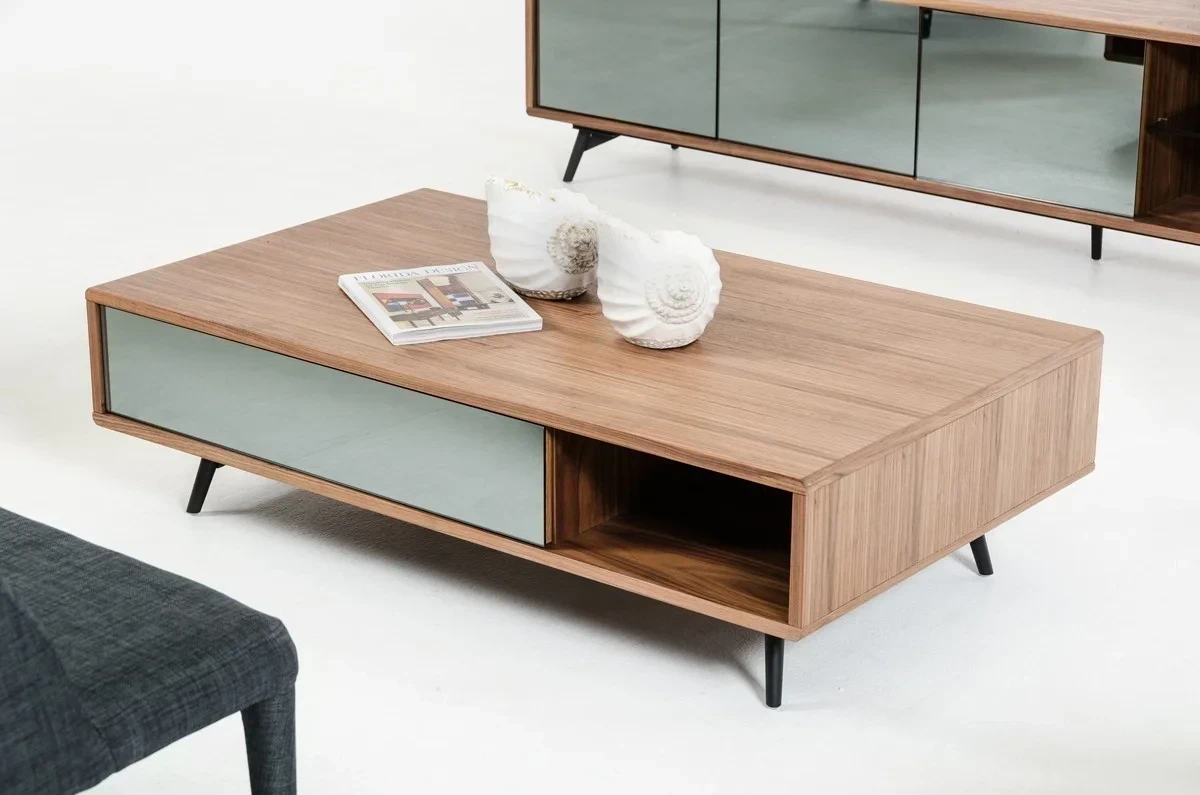 Modern side hospitality table MDF wood with water-resistant melamine layer MS-11544