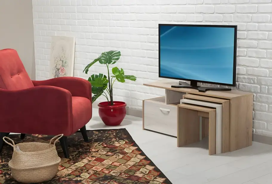 وحدة تلفزيون مودرن خشب ام دي اف MS-10883