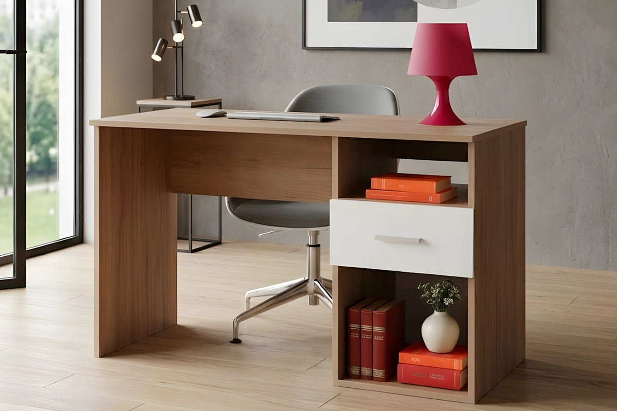 Wooden Board Study Desk MS-13702