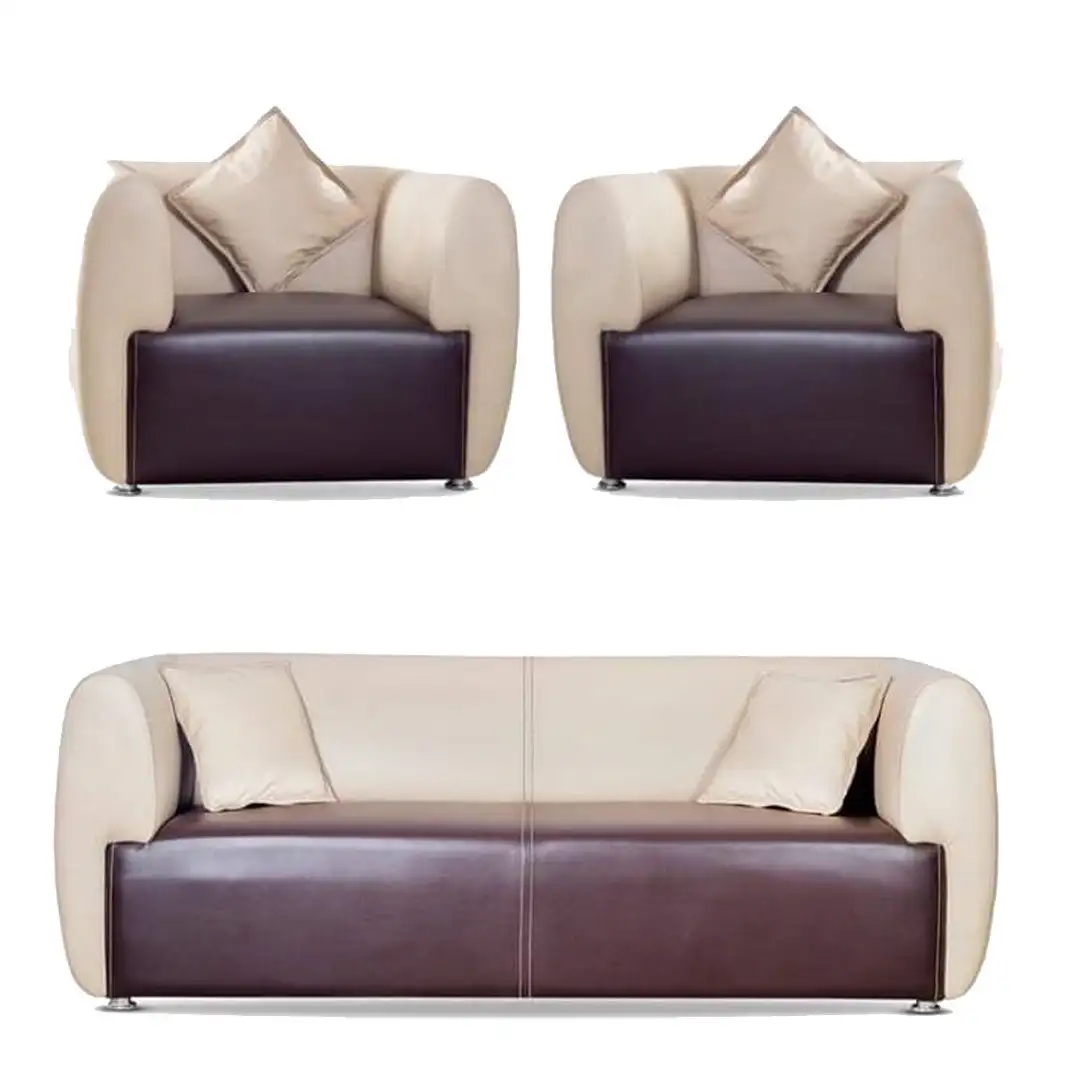 انتريه استقبال مكتبي كنبة 3فرد و2 كرسي فوتيه خشب زان أحمر MS-9891