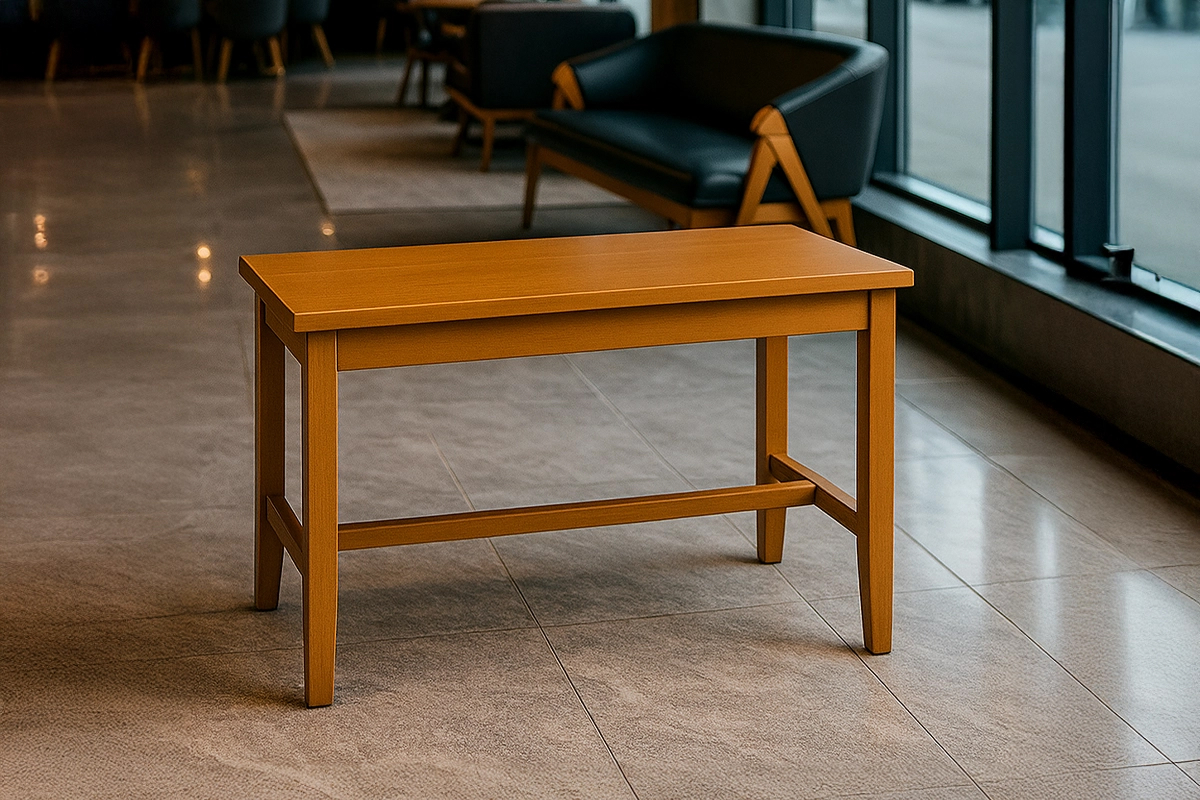 ترابيزة مطعم أنيقة 150 سم خشب زان أحمر للمطاعم والكافيهات MS-13422