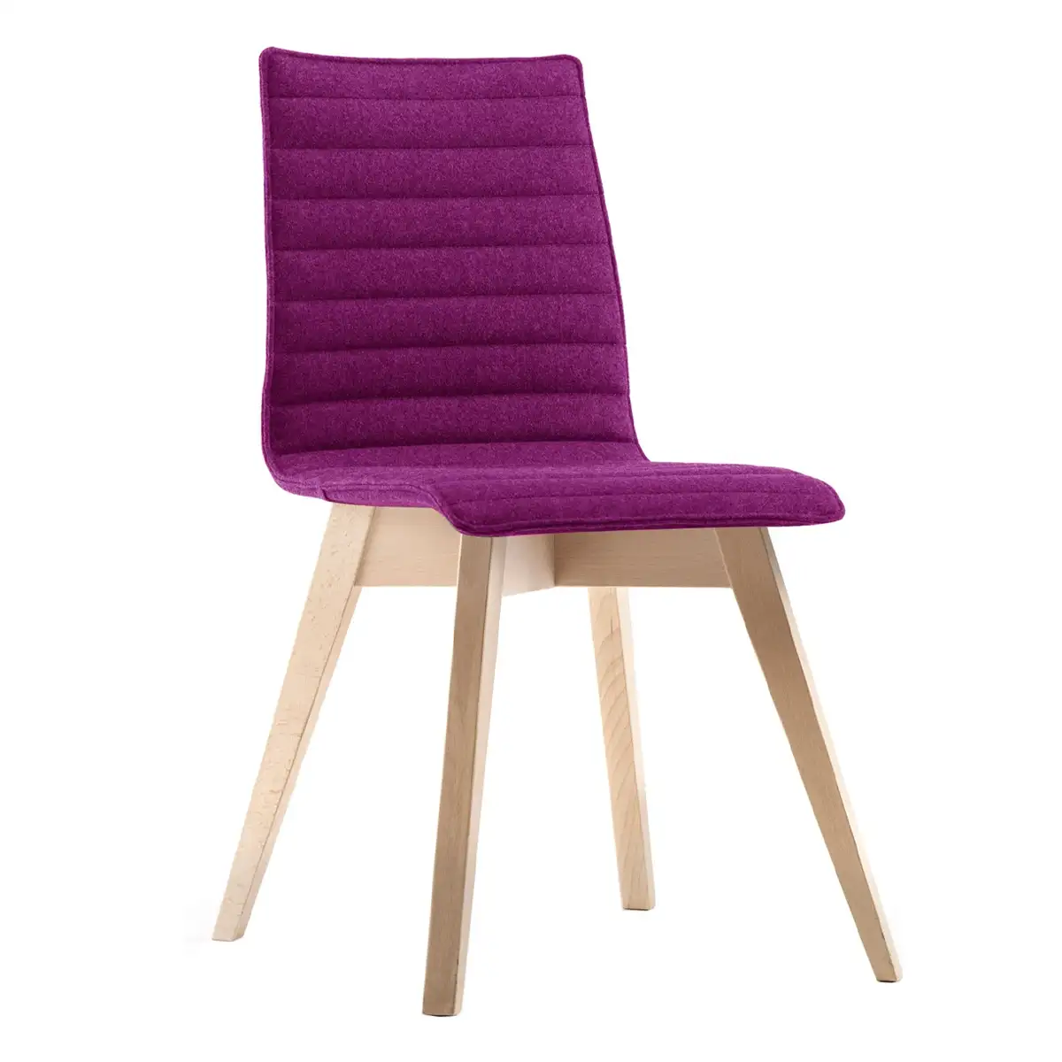 Dining chair, velvet, layered wood MS-8153