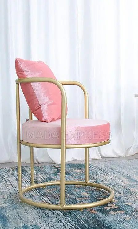 كرسي فوتيه حديد دهان إلكتروستاتيك وجلد مستورد MS-7397