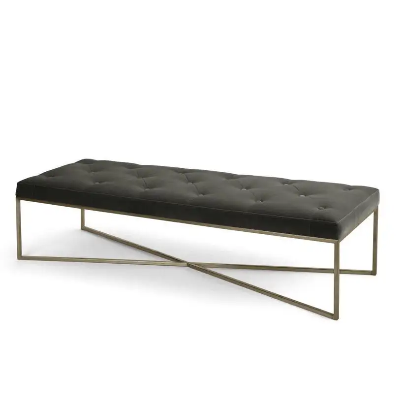 بانكيت كابتونيه مودرن حديد دهان الكتروستاتيك وقماش جلد مقلوب أو قطيفة أو كتان MS-12556