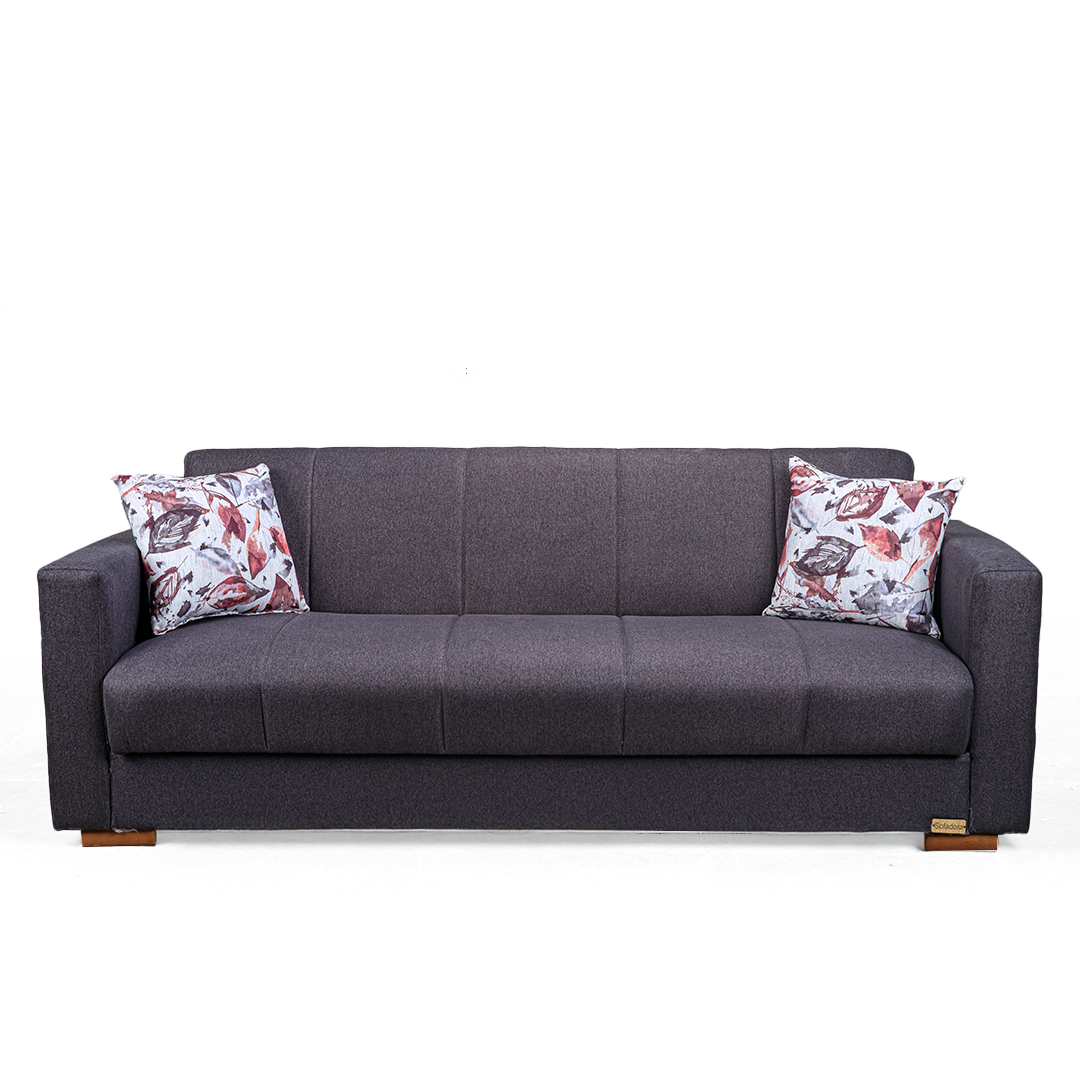 كنبة سرير فيولا ثلاثة مقاعد يمكن تحويلها إلى سرير مع مكان للتخزين متعددة الألوان MS-13490