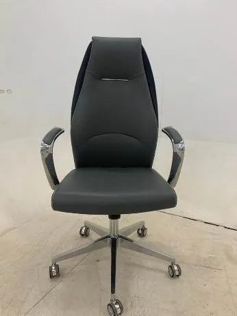 MS-8754 2-Motion High Back Leather Office Chair