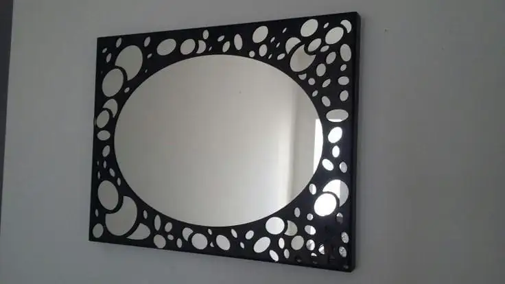 مراية ديكور ستيل دهان الكتروستاتيك وزجاج MS-13202