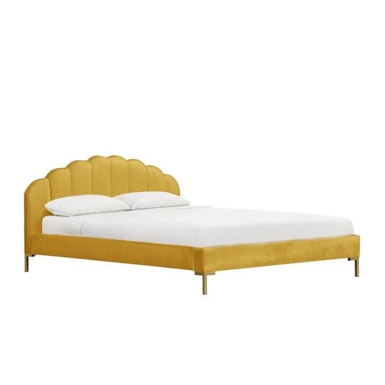 Modern Bed made of Natural Wood MS-9376