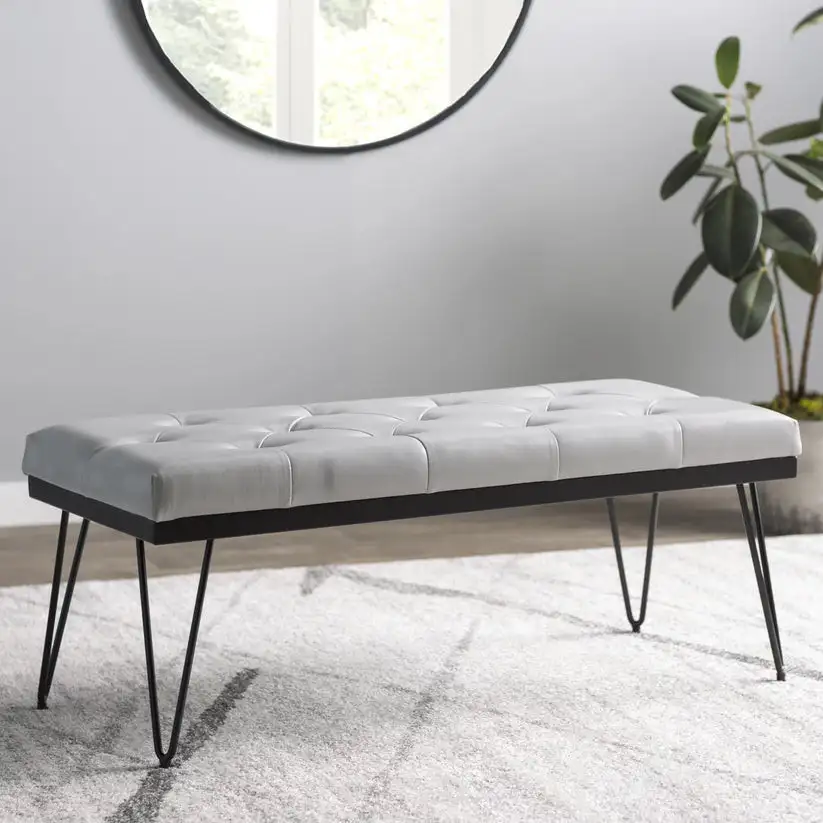 بانكيت كابتونيه مودرن حديد دهان الكتروستاتيك وقماش MS-12565