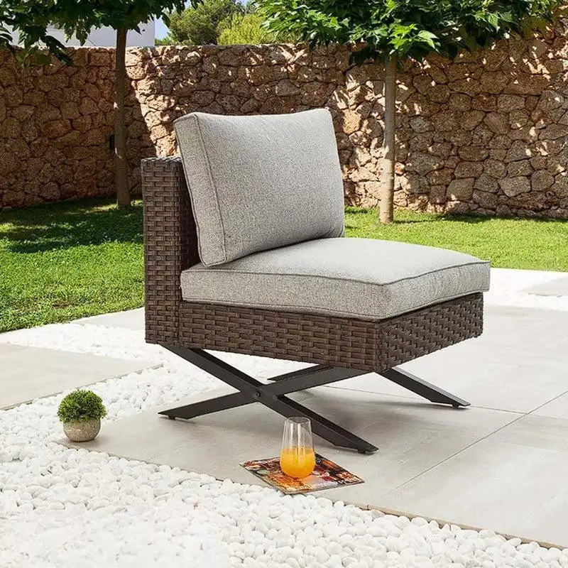 كرسي حديد مجدول بحديد دهان الكتروستاتك MS-10309