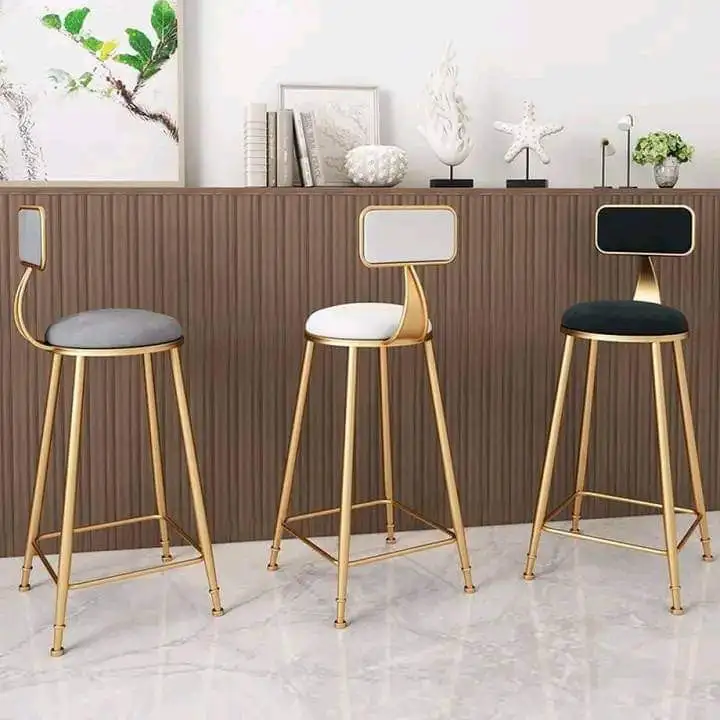 Steel Bar Chair made of plywood and electrostatic painted iron MS-8798
