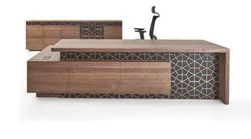 مكتب مدير مودرن (180 × 160 × 80 × 80 سم) MS-10562