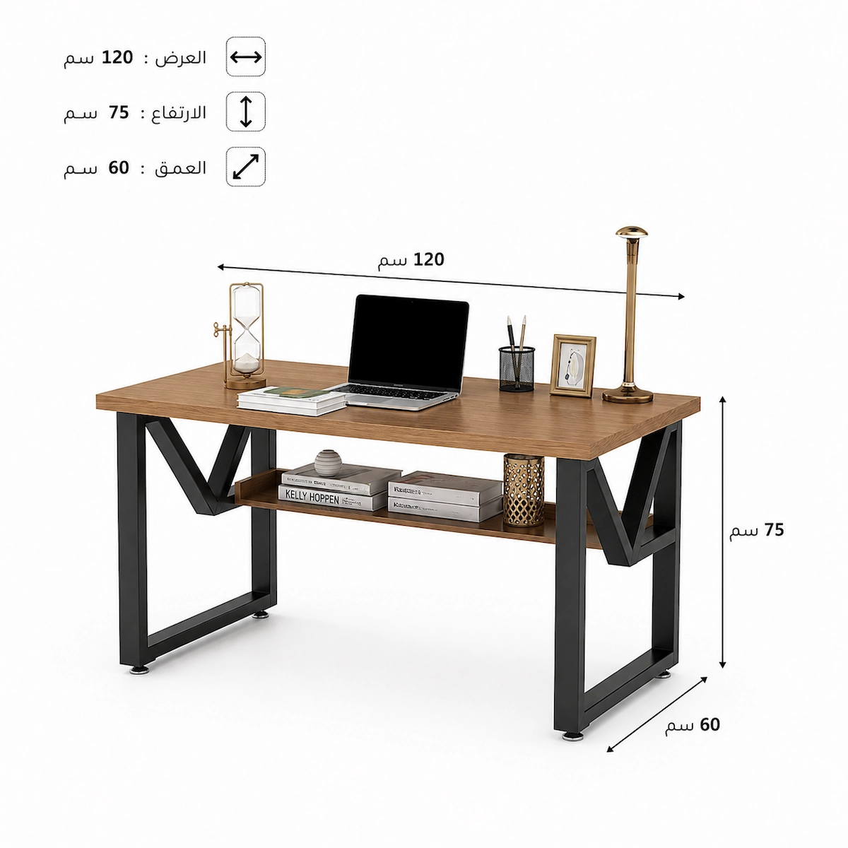 مكتب جيمنج حديد دهان إلكتروستاتيك وخشب MDF عالي الجودة MS-13793