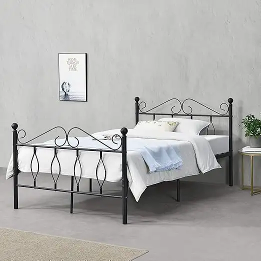 سرير مودرن مصنوع من ستيل دهان الكتروستاتيك MS-13166