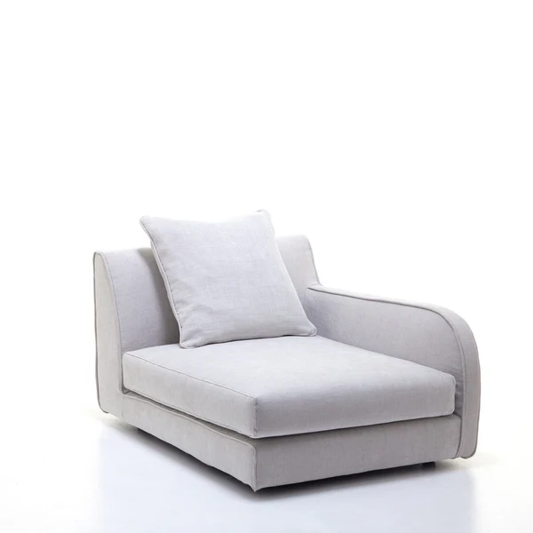 كنبة استرخاء مودرن خشب زان أحمر وقماش عالي الجودة MS-12644