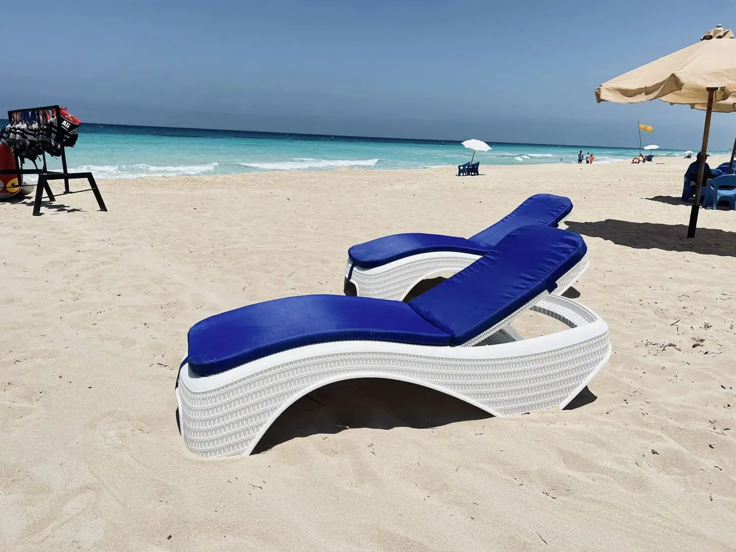 شازلونج اتلانتيك بلاستك بيور ومرتبة وتر بروف MS-8955