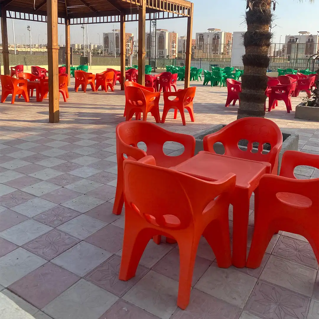 طقم الهضبة للحديقة والفناء بلاستيك بيور عالي الجودة MS-10585