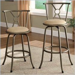 كرسي بار مصنوع من حديد دهان الكتروستاتيك وتنجيد جلد او قماش MS-13343