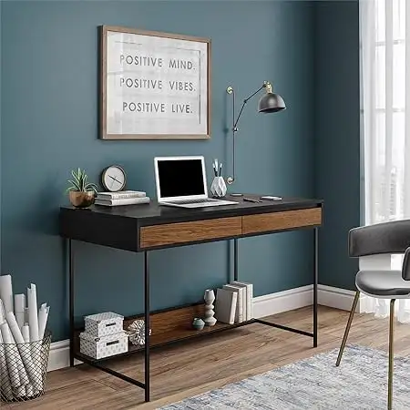 مكتب مذاكرة مزود ب 1درج حديد دهان الكتروستاتك MS-12130