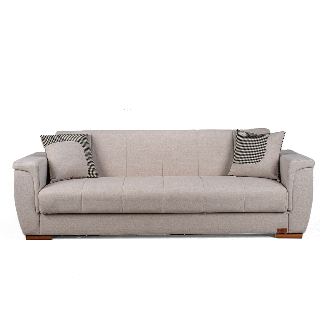 كنبة سرير ليزا ثلاثة مقاعد يمكن تحويلها إلى سرير مع مكان للتخزين متعددة الألوان MS-13491