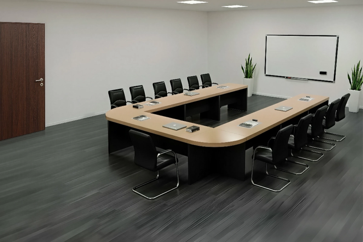 ترابيزة اجتماعات طول 240 عرض 160 ارتفاع 75 سم MS-13546