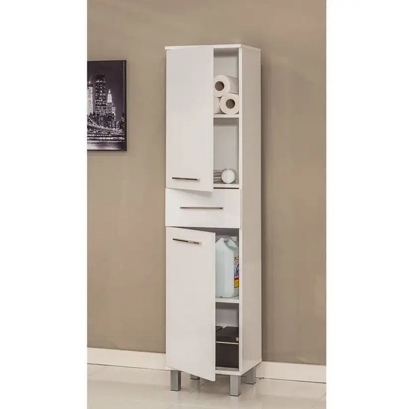 وحدة تخزين حمام خشب MDF عالي الجودة MS-12693