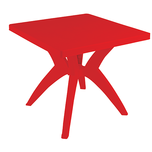 ترابيزة ديانا مربعة 80 × 80 سم من بلاستيك عالي الجودة MS-11256