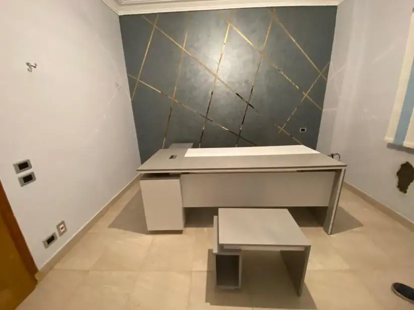 مكتب مدير مودرن (180 × 75 × 70 سم) مزود بسايد جانبي MS-12266