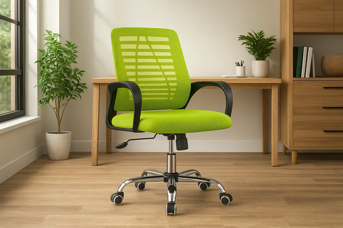 MS-9112 Medical Mesh and Leather Office Chair with Movable Center