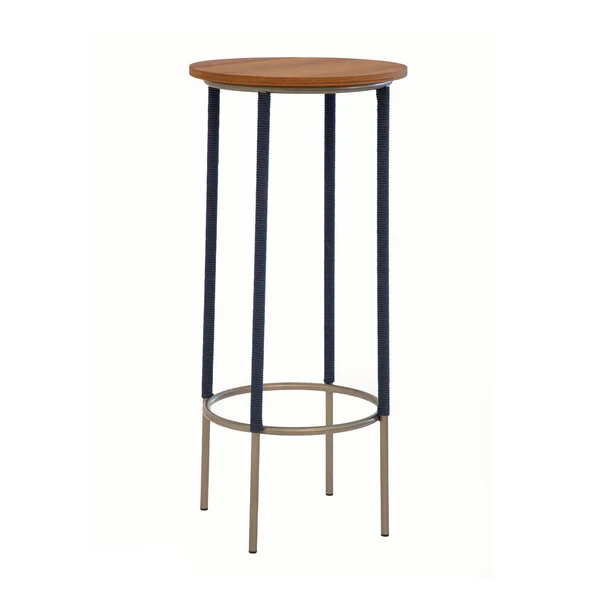 High round table made of iron with electrostatic paint MS-10394