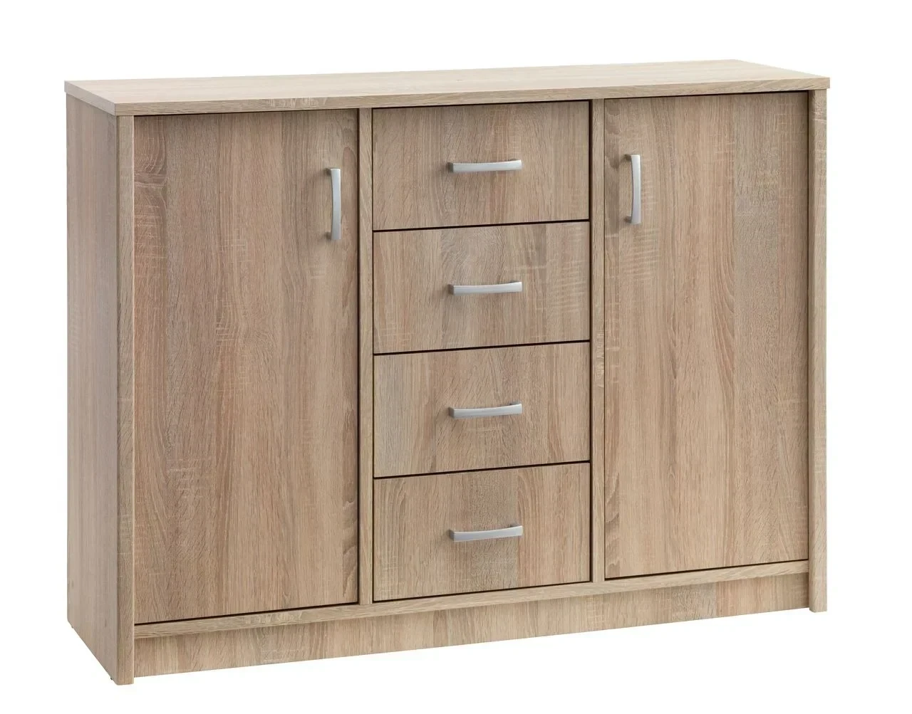 بوفيه خشبي مودرن مصنوع من خشب MDF مستورد مع طبقة ميلامين مضادة للمياه MS-11335