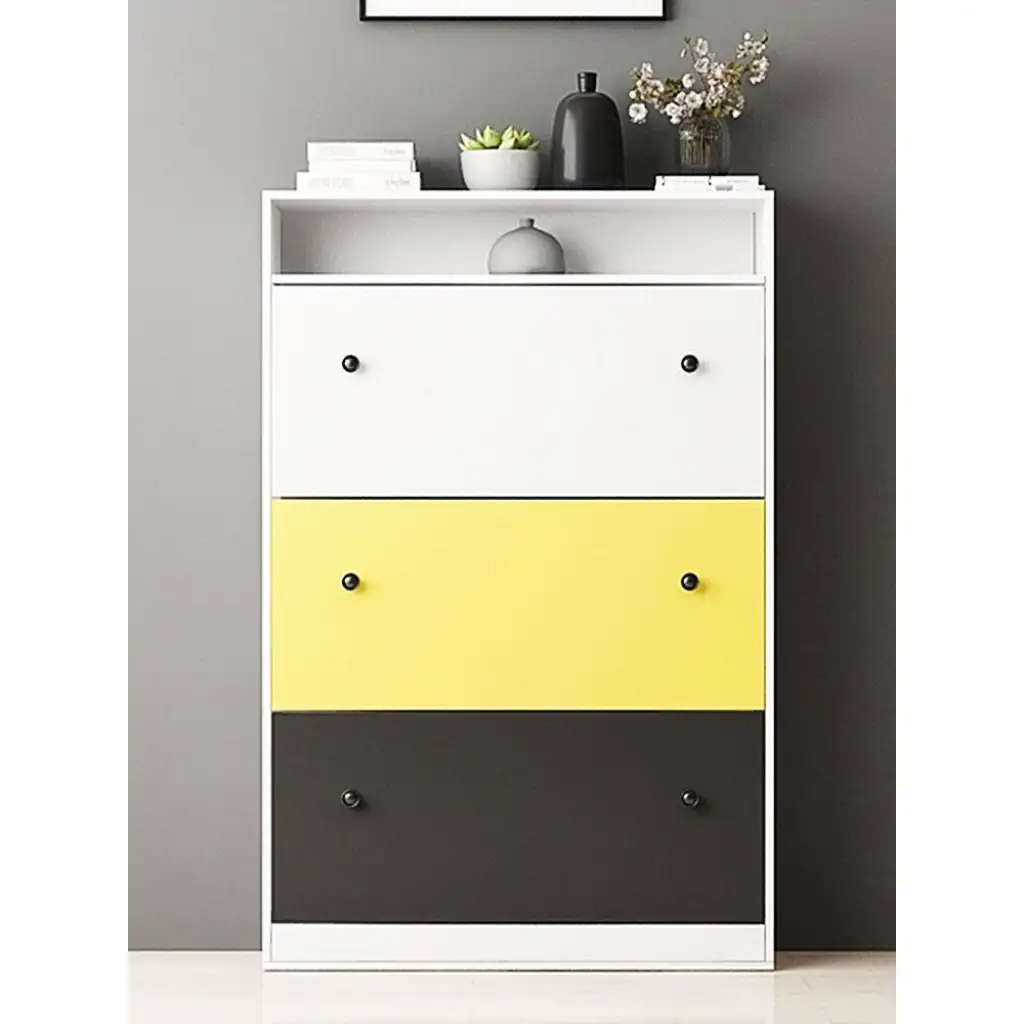 وحدة تخزين أحذية مودرن خشب MDF عالي الجودة MS-10771