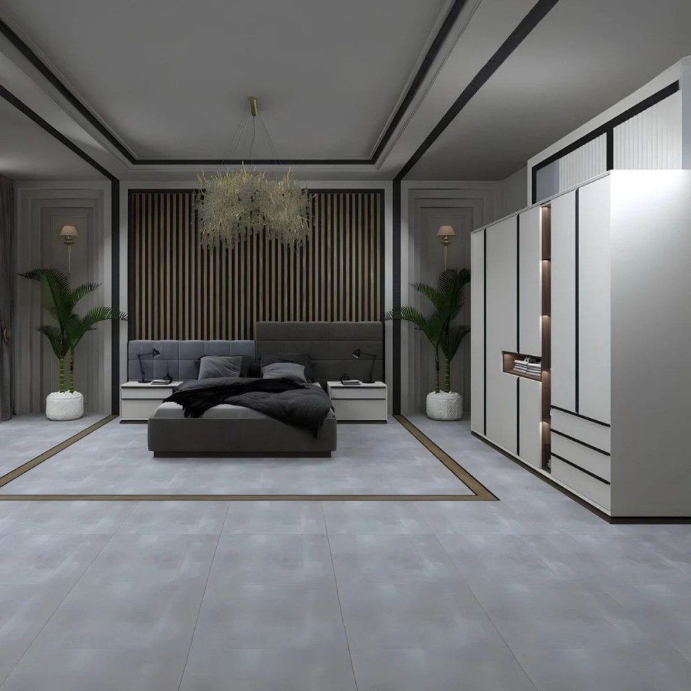 غرفة نوم مودرن مصنوع من خشب كونتر طبيعي عالي الجودة MS-9242