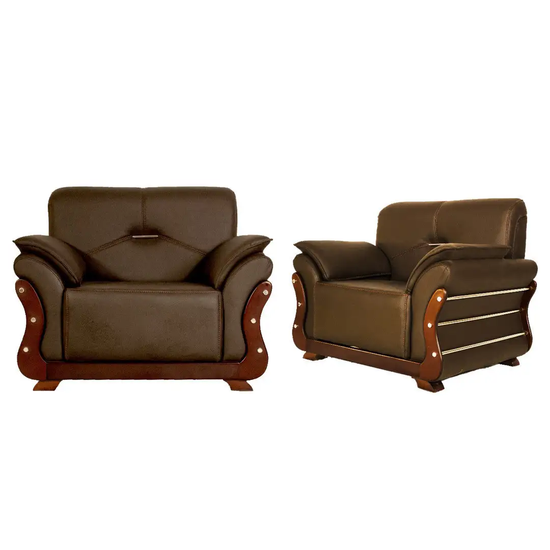 كرسي فوتية استقبال مكتبي خشب زان أحمر  MS-9890