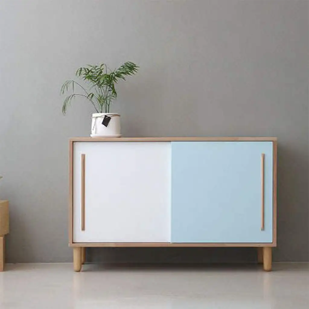 بوفيه مودرن مصنوع من خشب MDF مستورد مع طبقة ميلامين مضادة للمياه MS-11346