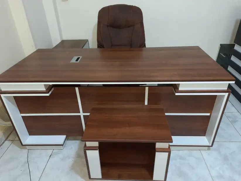 مكتب مدير (180 × 75 × 70 سم) مزود بسايد جانبي MS-12242