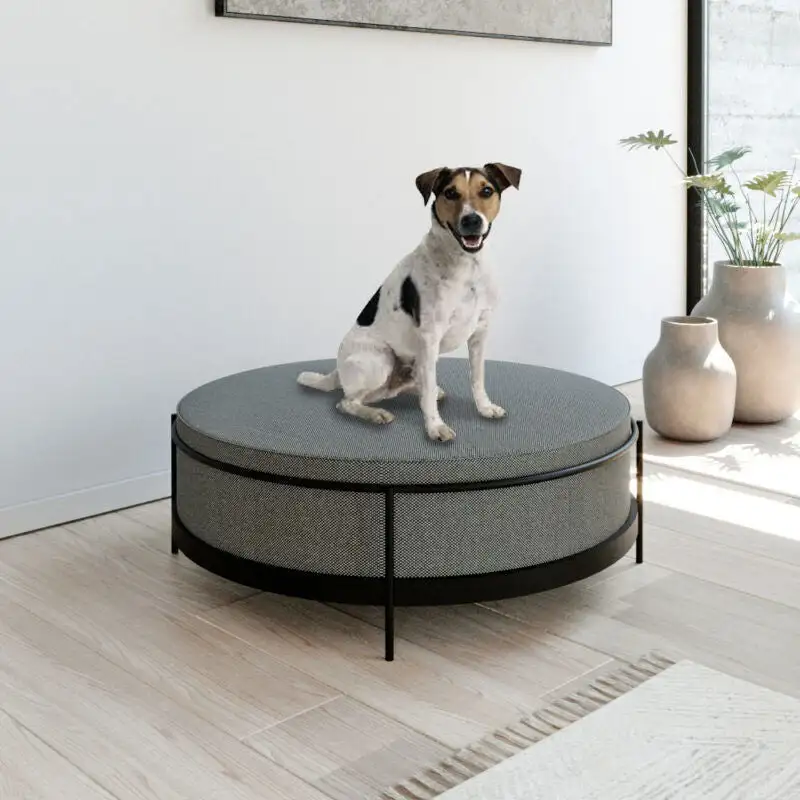 سرير حيوانات مصنوع من ستيل دهان الكتروستاتيك وقماش عالي الجودة MS-13219