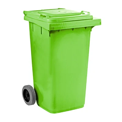 زباله بالعجل 240 لتر ألوان بلاستيك عالي الجودة MS-11372